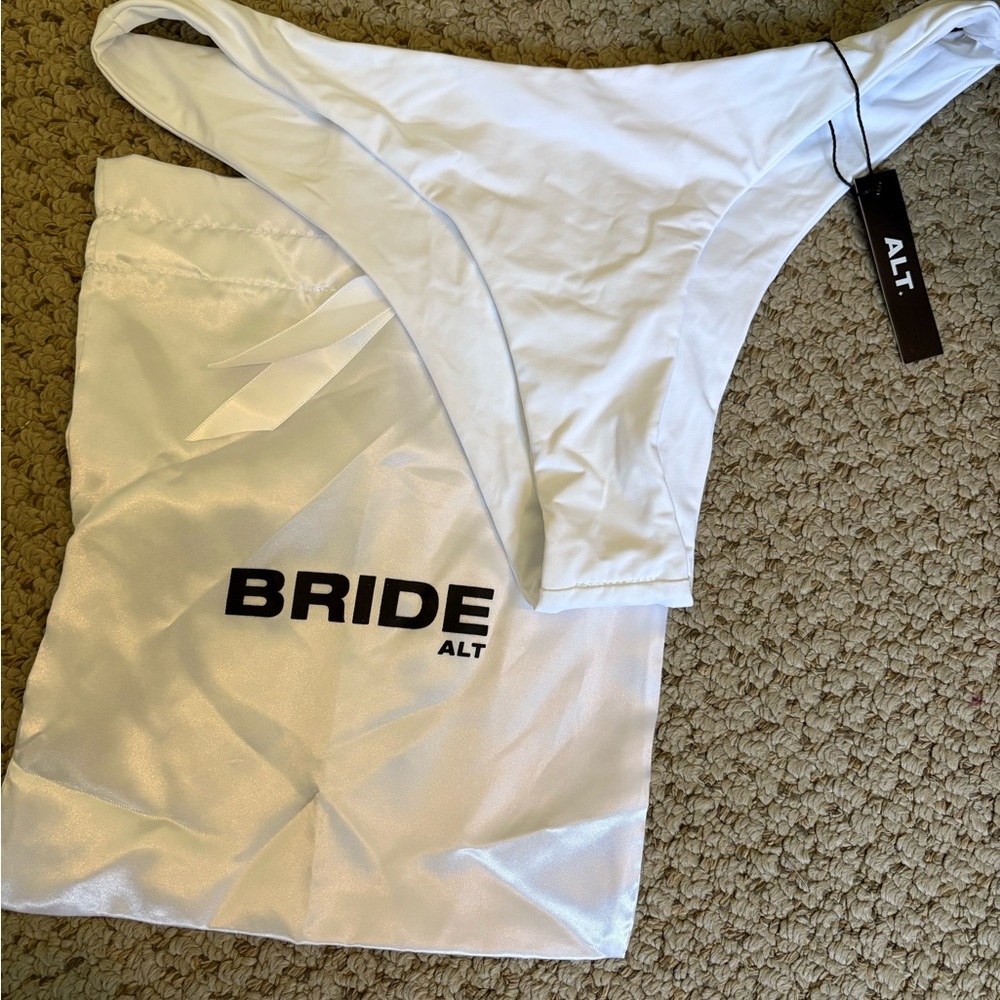 ALT White Bride Bikini Bottom - never worn!